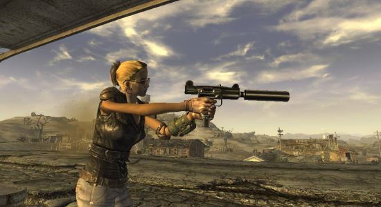 Компактный ПП ИМИ "Мини-Узи" с глушителем для Fallout: New Vegas