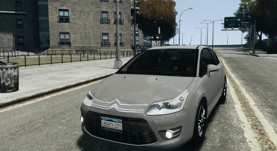 Citroen C4 VTS Coupe 2009 для Grand Theft Auto IV