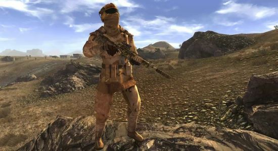 Пустынная броня снайпера для Fallout: New Vegas