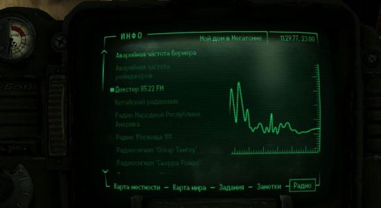 Радио "Декстер 85.22 FM" для Fallout 3