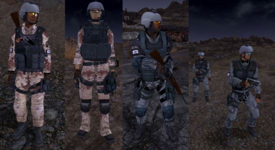 NCR Armor-Redesign для Fallout: New Vegas