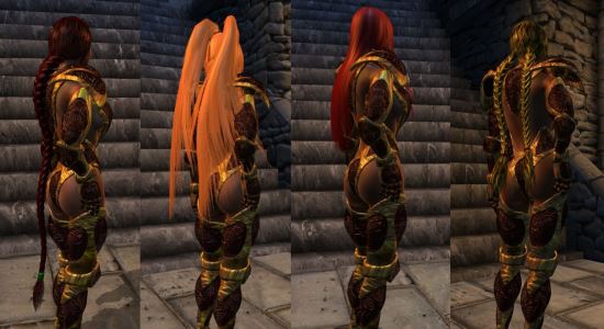 Анимированные парики для The Elder Scrolls IV: Oblivion