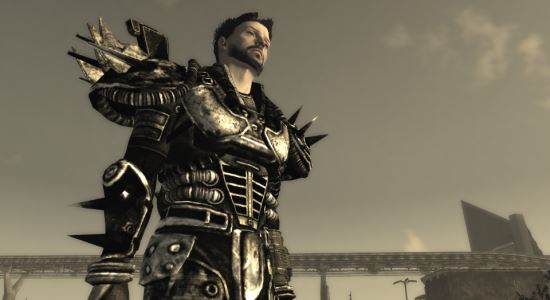 Ретекстур усиленной металл. брони и шлема для Fallout: New Vegas