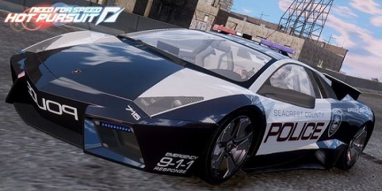 Lamborghini Reventon Police NFS Hot Pursuit [ELS+EPM] для Grand Theft Auto IV
