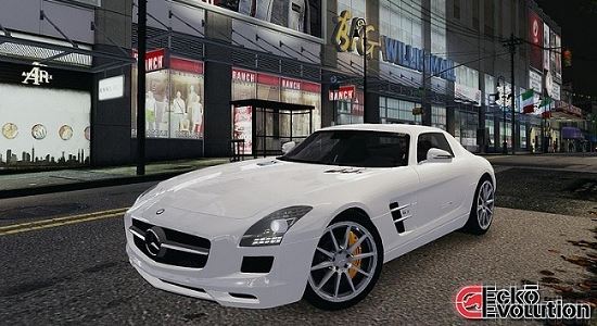 Mercedes Benz SLS AMG [EPM] для Grand Theft Auto IV