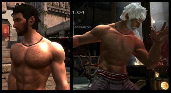Волосатая грудь и руки для мужчины Хоука для Dragon Age 2