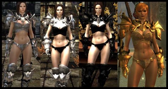 Набор откровенной брони для Dragon Age 2