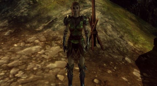 Броня зелёный изумруд для Dragon Age: Origins