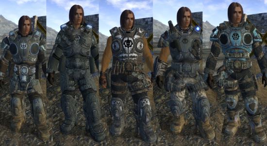 Gears of War Mod Restyled Version для Fallout: New Vegas