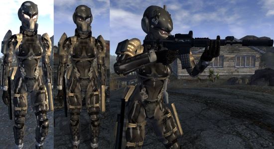 FROG - elite female solder для Fallout: New Vegas