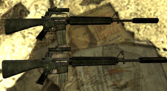 Ретекстур винтовок М16 для Fallout: New Vegas