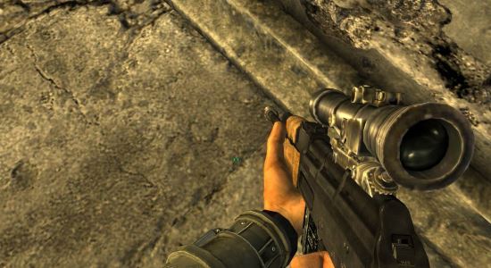 Old AK47 modif (Переработанная версия) для Fallout: New Vegas