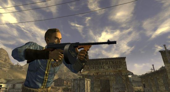 Tommy Gun By Lil_Jey (2) для Fallout: New Vegas