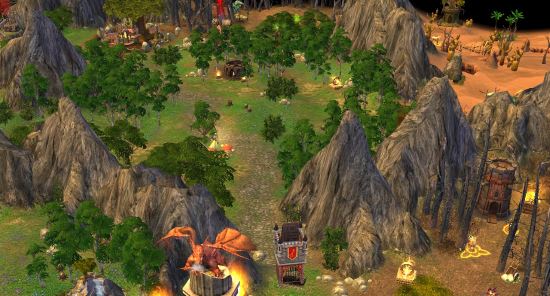 Переделка карты "Проход драконов" для Heroes of Might & Magic V: Tribes of the East