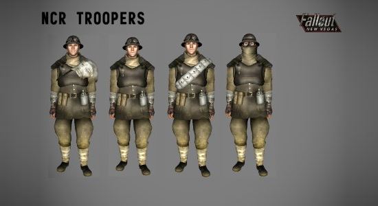 NCR Trooper Retextured для Fallout: New Vegas
