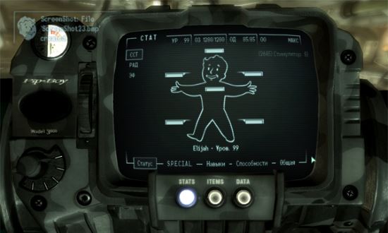 Новый камуфляжный Pip-boy для Fallout 3
