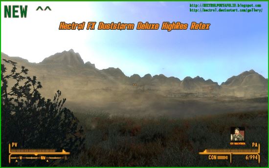 Hectrol Duststorm Deluxe HighRes Retex для Fallout: New Vegas