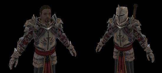 Замена брони храмовников для Dragon Age: Origins