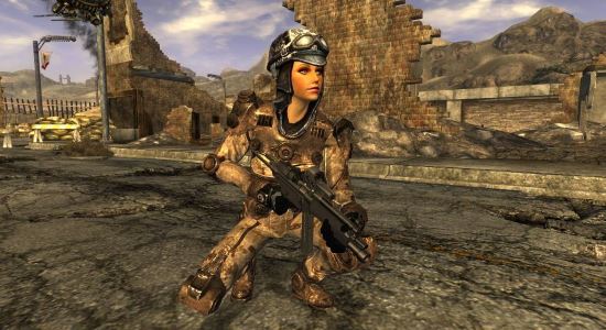 Ретекстур разведброни и броня Пустынной Крысы для Fallout: New Vegas