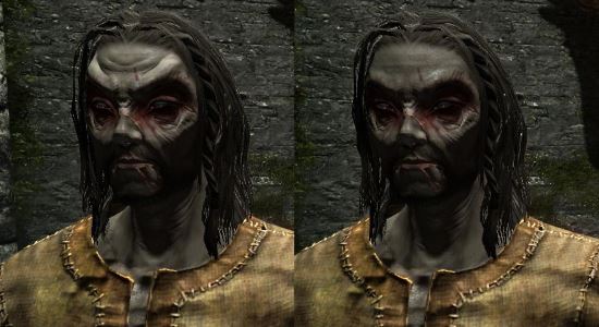 Less Ugly Elven Faces / Менее уродливые лица эльфов для TES V: Skyrim