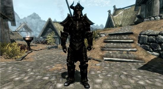 Dark Drakonbone armor для TES V: Skyrim