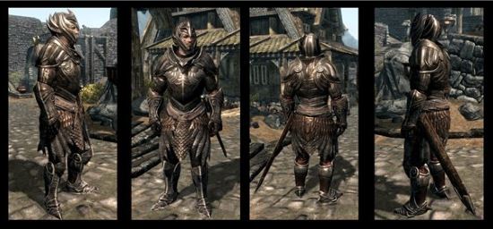 Elven Armor Metalcolor для TES V: Skyrim