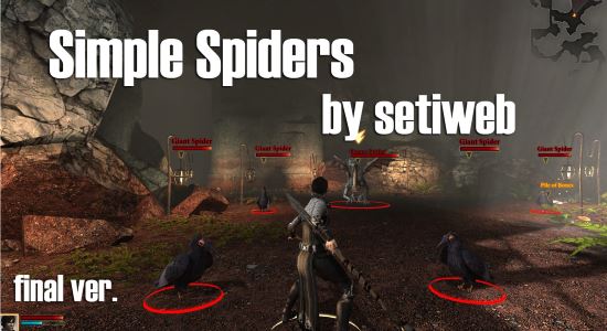 Замена пауков \ Simple Spiders для Dragon Age 2