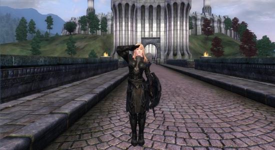 Сет Эбонитовой брони из Skyrim для TES IV: Oblivion