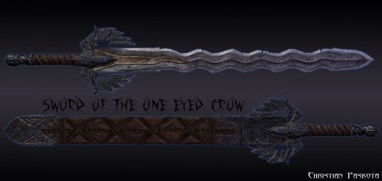 The Sword Of The One Eyed Crow / Меч Одноглазого Ворона для TES V: Skyrim
