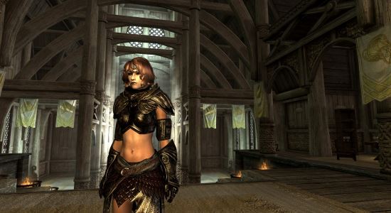 Эльфийская броня для женского персонажа для TES V: Skyrim