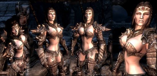 Откровенный наряд из Драконьей кожи \ Somewhat Skimpy DragonScale Armour для TES V: Skyrim