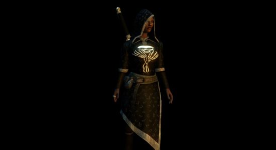 Рунная Роба Некромантов \ Reapers Necromancer Runes Robe для TES V: Skyrim