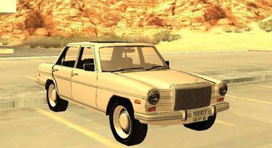 Mersedes Benz from COD 4 new для GTA SA