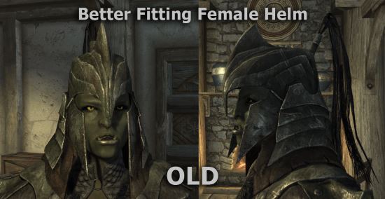 Несколько фиксов + маска для орчей брони \ Masked Orcish Helmet для TES V: Skyrim