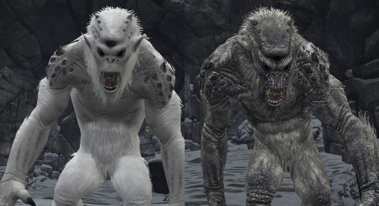 Ретекстур Ледяных троллей \ Snowier Frost Trolls для TES V: Skyrim