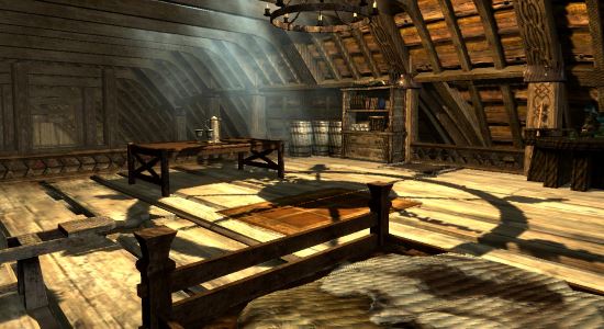 Чердак в Йорваскр \ Jorrvaskr Loft для TES V: Skyrim