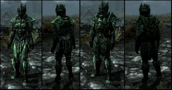 Glass Armor Retexture для TES V: Skyrim