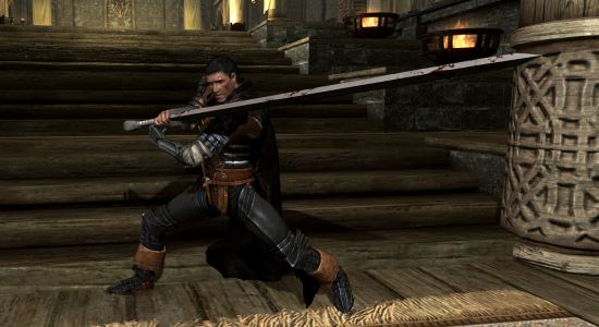 Броня Чёрного Мечника \ Black Swordman Armor (SAO) для TES V: Skyrim