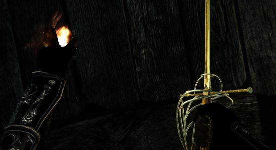 Золотая Рапира \ Golden Rapier для TES V: Skyrim