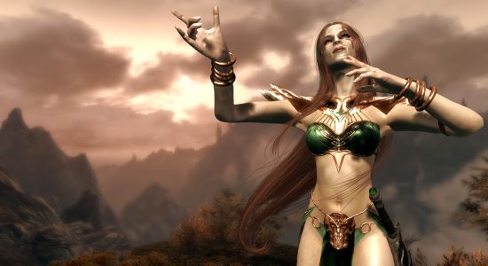Сет "Проклятье мага" \ Witchbane for UNP для TES V: Skyrim