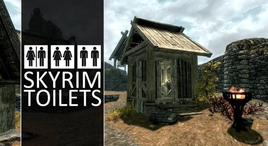Skyrim Toilets / Туалеты в Скайриме для TES V: Skyrim