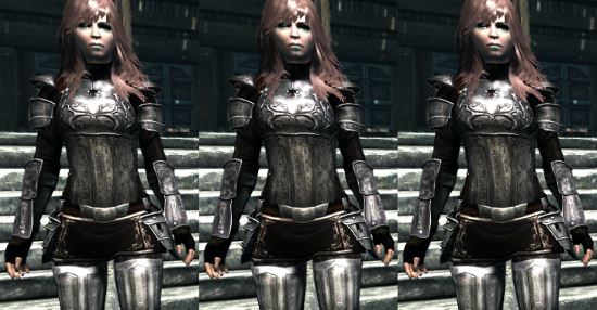 Ретекстур белой версии Eisen Platte Armor для TES V: Skyrim