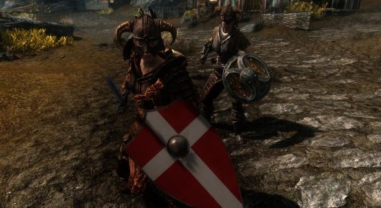 Templar Shields / Щиты рыцарей ордена Тамплиеров для TES V: Skyrim