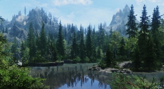 Зелёная река - Green river для TES V: Skyrim
