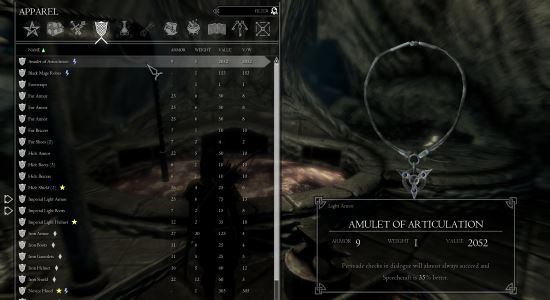 Amulet Of Articulation Fix 1dot1 / Фикс амулета Красноречия для TES V: Skyrim