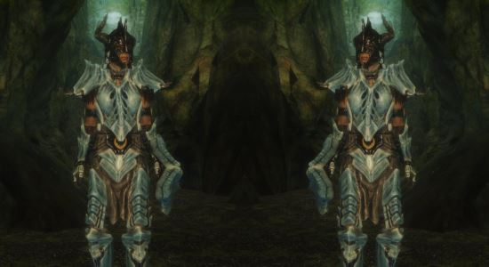 Scenes Dragon Armour / Реплейсеры Драконьей Брони (3 в 1) для TES V: Skyrim
