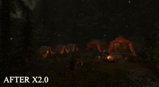 Яркие костры / Brighter Campfires для TES V: Skyrim