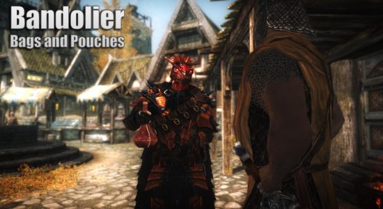 Bandolier - Bags and Pouches для TES V: Skyrim