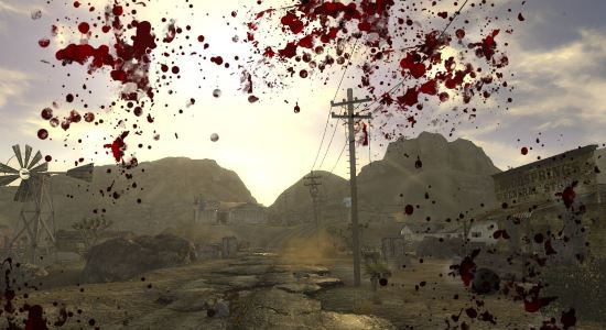 Улучшенные текстуры крови NV \ Enhanced Blood Textures NV для Fallout: New Vegas