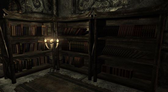 Бесконечные книжные полки \ Unlimited Bookshelves для TES V: Skyrim
